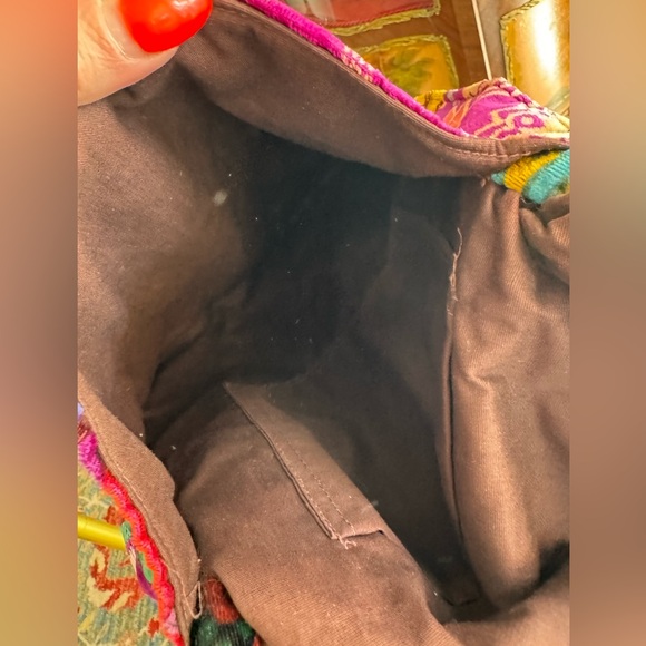 Colorful Patchwork Velvet Bag - Picture 6 of 6